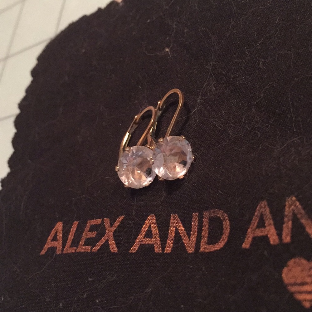 ALEX AND ANI Swarovski Crystal  Earrings
